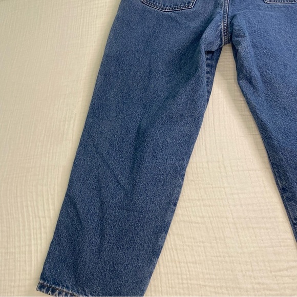 LL Bean Relaxed Fit Double L Fleece Lined Straight Leg Jeans 18 Petite Cotton - Picture 13 of 16